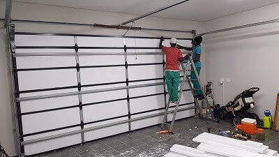 Completed Garage door with EPS Insulation