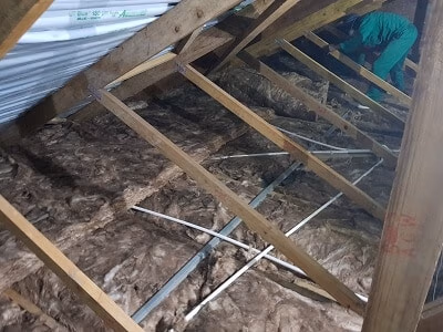 135mm Knauf Ecose Insulation Installed