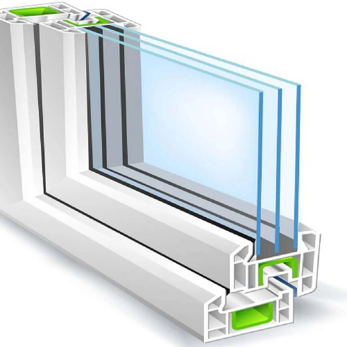 Reduce heat flow through windows